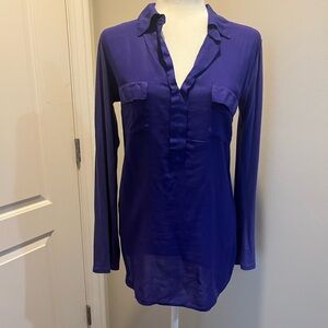 Splendid Blue Blouse Size XS